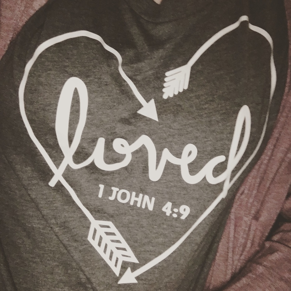 “Loved” tee **BRAND NEW** - Picture 3 of 3